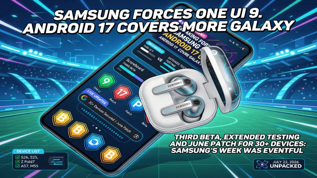 Samsung форсирует One UI 9. Android 17 накрывает всё больше Galaxy
