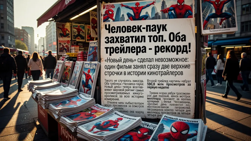 Человек-паук захватил топ. Оба трейлера - рекорд!