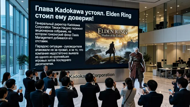 Глава Kadokawa устоял. Elden Ring стоил ему доверия!
