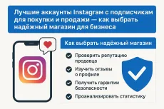 Лучшие аккаунты Instagram с подписчиками для покупки и продажи — как выбрать надёжный магазин для бизнеса